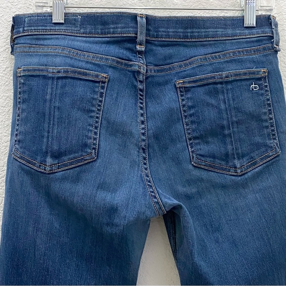 RAG & BONE W1526K089BMO Ankle  Skinny Jeans in Bloo Moon Color Size 30 - Picture 8 of 16
